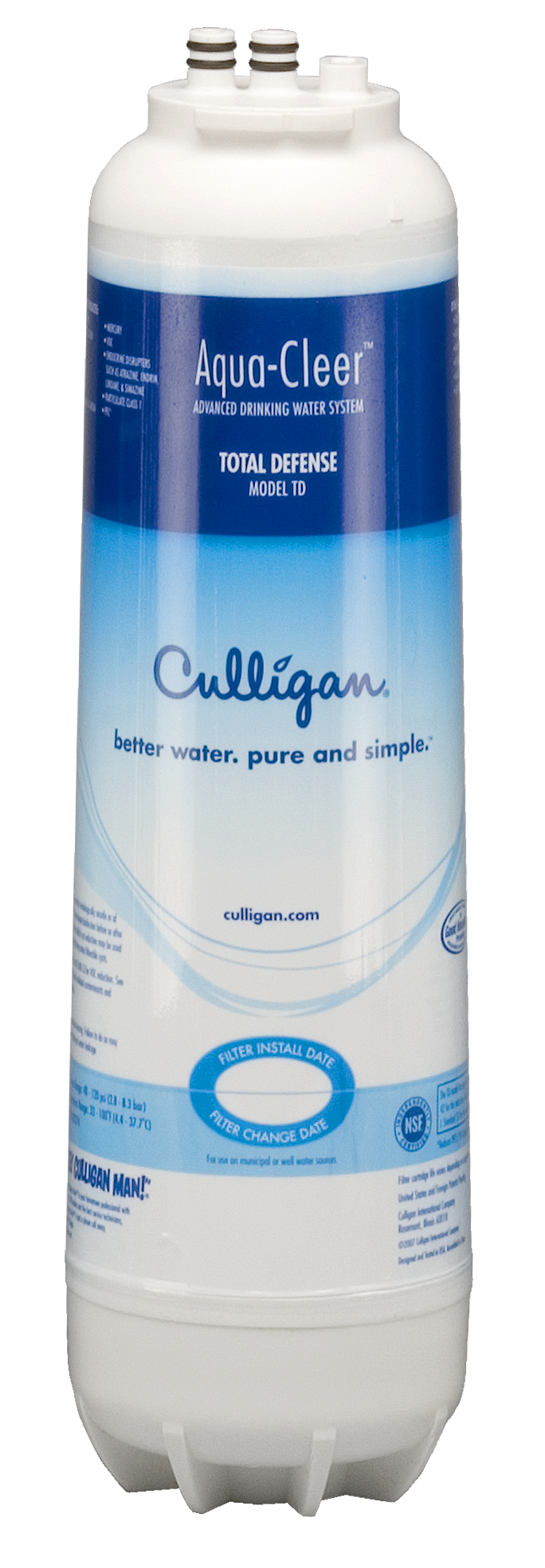 Culligan Total Defense Cartridge for PFAS reduction in Dallas