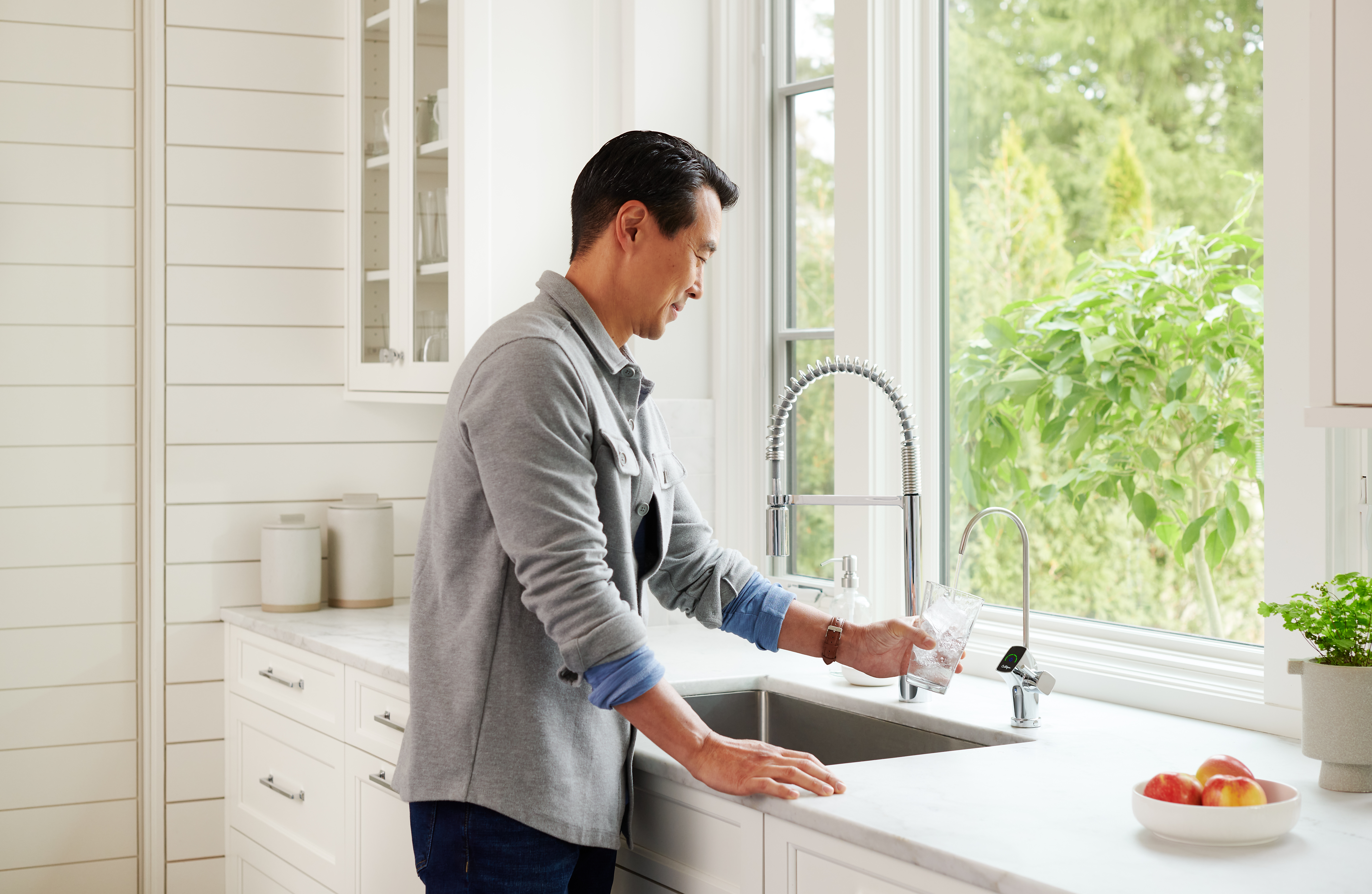 Culligan filter at kitchen sink