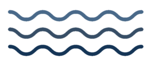 triple blue line waves
